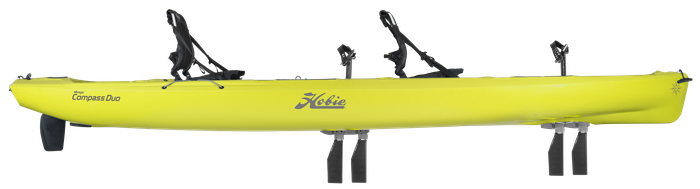 HOBIE MIRAGE COMPASS DUO İKİ KİŞİLİK PEDALLI KANO Sarı