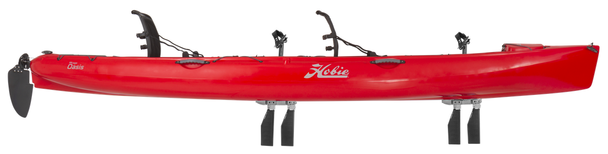 HOBIE MIRAGE OASIS İKİ KİŞİLİK PEDALLI KANO Kırmızı