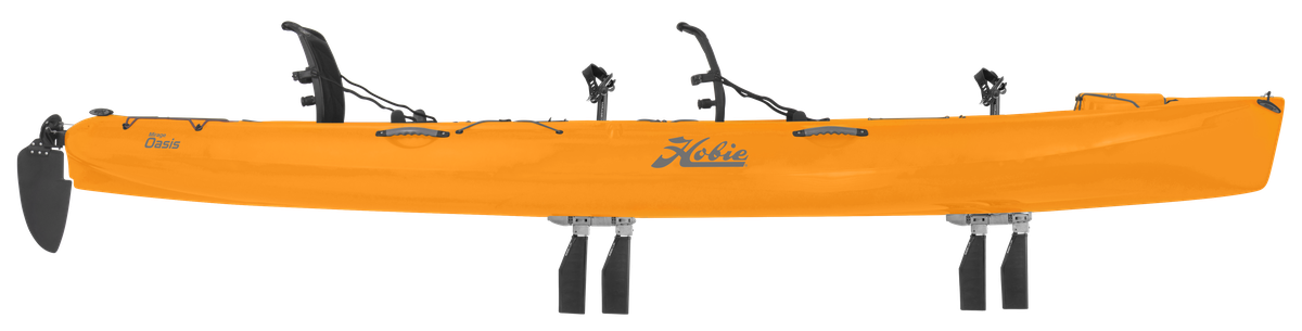 HOBIE MIRAGE OASIS İKİ KİŞİLİK PEDALLI KANO Turuncu