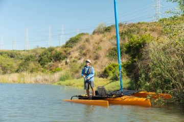 HOBIE MIRAGE ADVENTURE ISLAND TEK KİŞİLİK PEDALLI YELKENLİ KANO