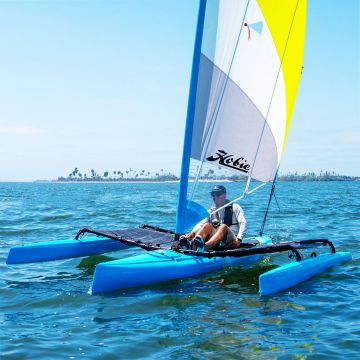 HOBIE MIRAGE ADVENTURE ISLAND TEK KİŞİLİK PEDALLI YELKENLİ KANO Papaya Orange