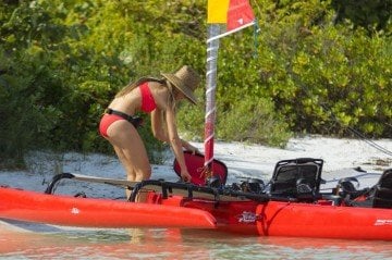 HOBIE MIRAGE TANDEM ISLAND İKİ KİŞİLİK PEDALLI YELKENLİ KANO