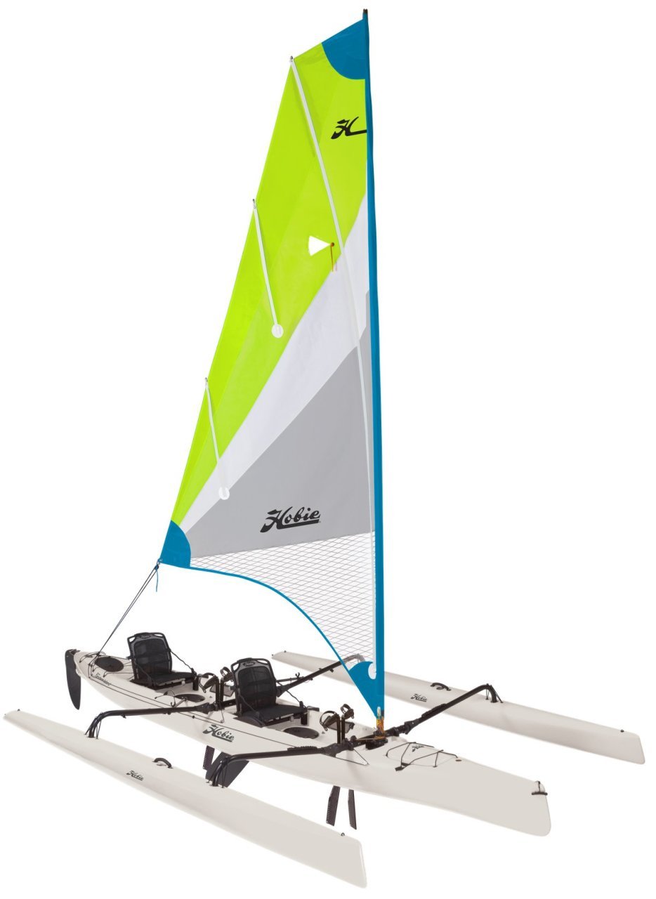 HOBIE MIRAGE TANDEM ISLAND İKİ KİŞİLİK PEDALLI YELKENLİ KANO Gri