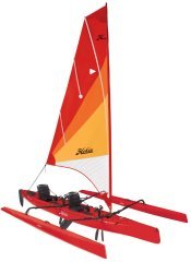 HOBIE MIRAGE TANDEM ISLAND İKİ KİŞİLİK PEDALLI YELKENLİ KANO Kırmızı