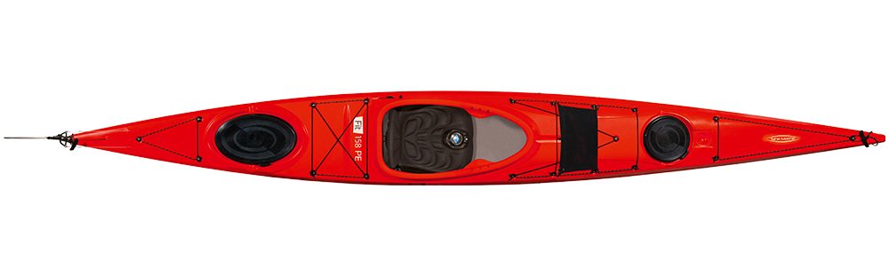 TAHE MARINE FIT 158 TEK KİŞİLİK SIT-IN KANO Kırmızı