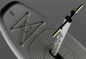 AUDI  HYPERFLY E-FOIL & REMOTE CONTROLLER ŞARJLI KANATLI ELEKTİRİKLİ GİDONLU ŞİŞME FOIL BOARD