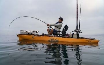 HOBIE MIRAGE PRO ANGLER 14 180 PEDALLI BALIKÇI KANOSU Papaya