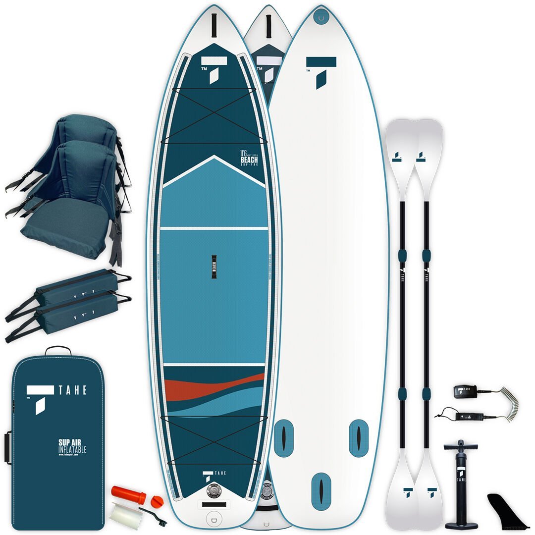 TAHE MARINE 11'6 BEACH SUP-YAK ŞİŞME SUP KÜREK SÖRFÜ VE KANO SETİ