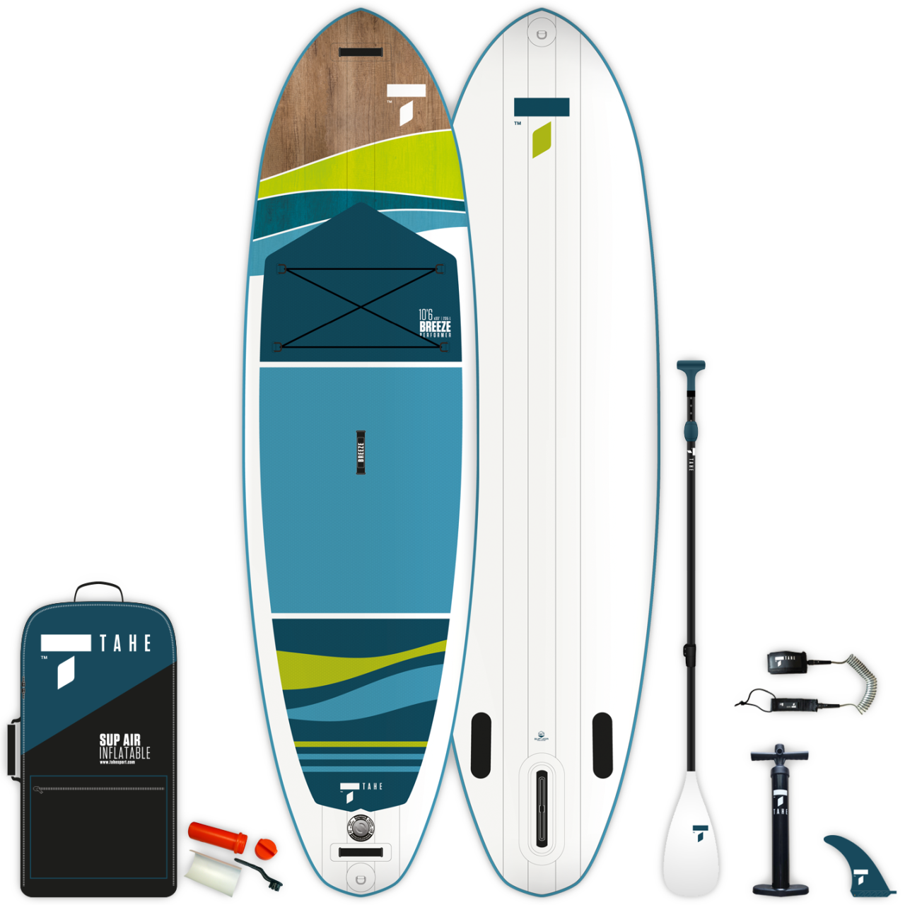 TAHE MARINE 10'6 BREEZE PERFORMER ŞİŞME SUP KÜREK SÖRFÜ SETİ