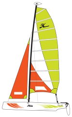 HOBIE CAT GETAWAY YELKENLİ SPORTİF KATAMARAN