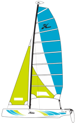 HOBIE CAT GETAWAY YELKENLİ SPORTİF KATAMARAN
