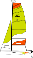 HOBIE T1 YELKENLİ SPORTİF KATAMARAN