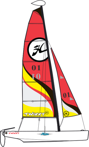 HOBIE TWIXXY YELKENLİ SPORTİF KATAMARAN