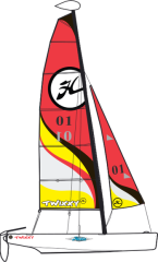HOBIE TWIXXY YELKENLİ SPORTİF KATAMARAN