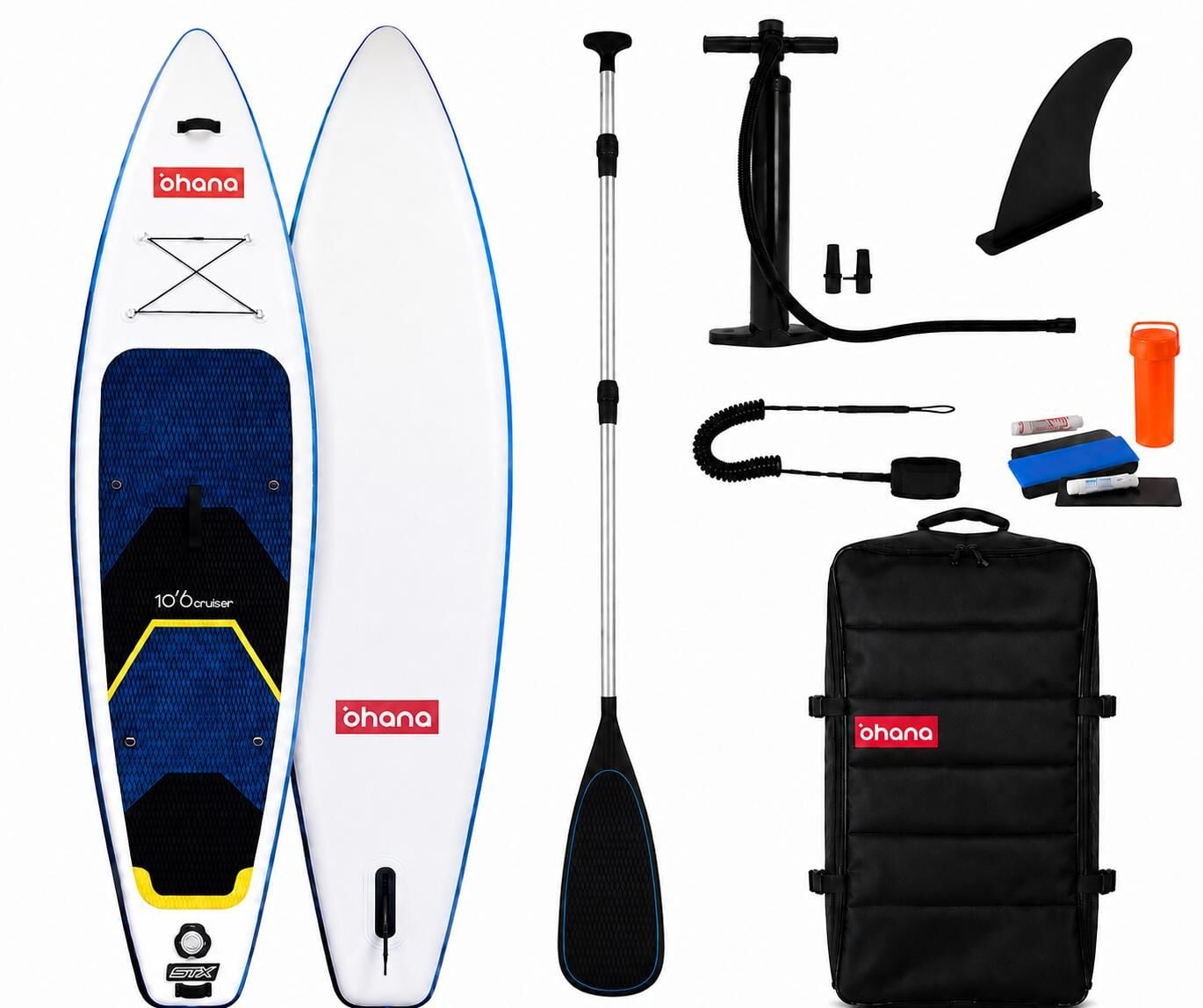STX OHANA 10'6 CRUISER ŞİŞME SUP KÜREK SÖRFÜ SETİ