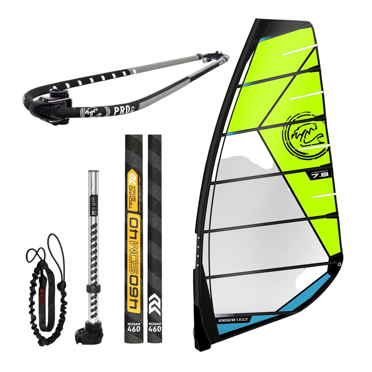 TIKI GENERATOR 7.8m²  MONOFILM YELKEN SET