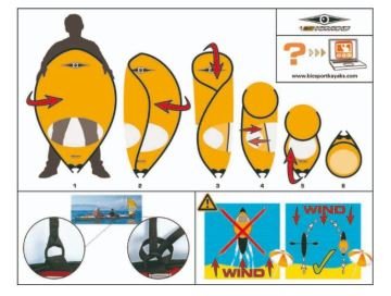 TAHE MARINE KAYAK SAIL PRO KANO İÇİN MİNİ YELKEN KİTİ