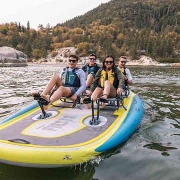 HOBIE MIRAGE iTREK FIESTA 4 KİŞİLİK ŞİŞME PEDALLI KANO