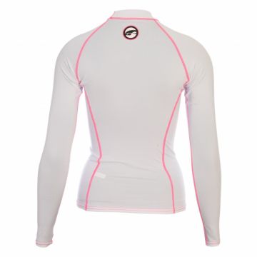 PROLIMIT RASHGUARD PURE GIRL BEYAZ/PEMBE 50 UV KORUYUCULU LİKRA