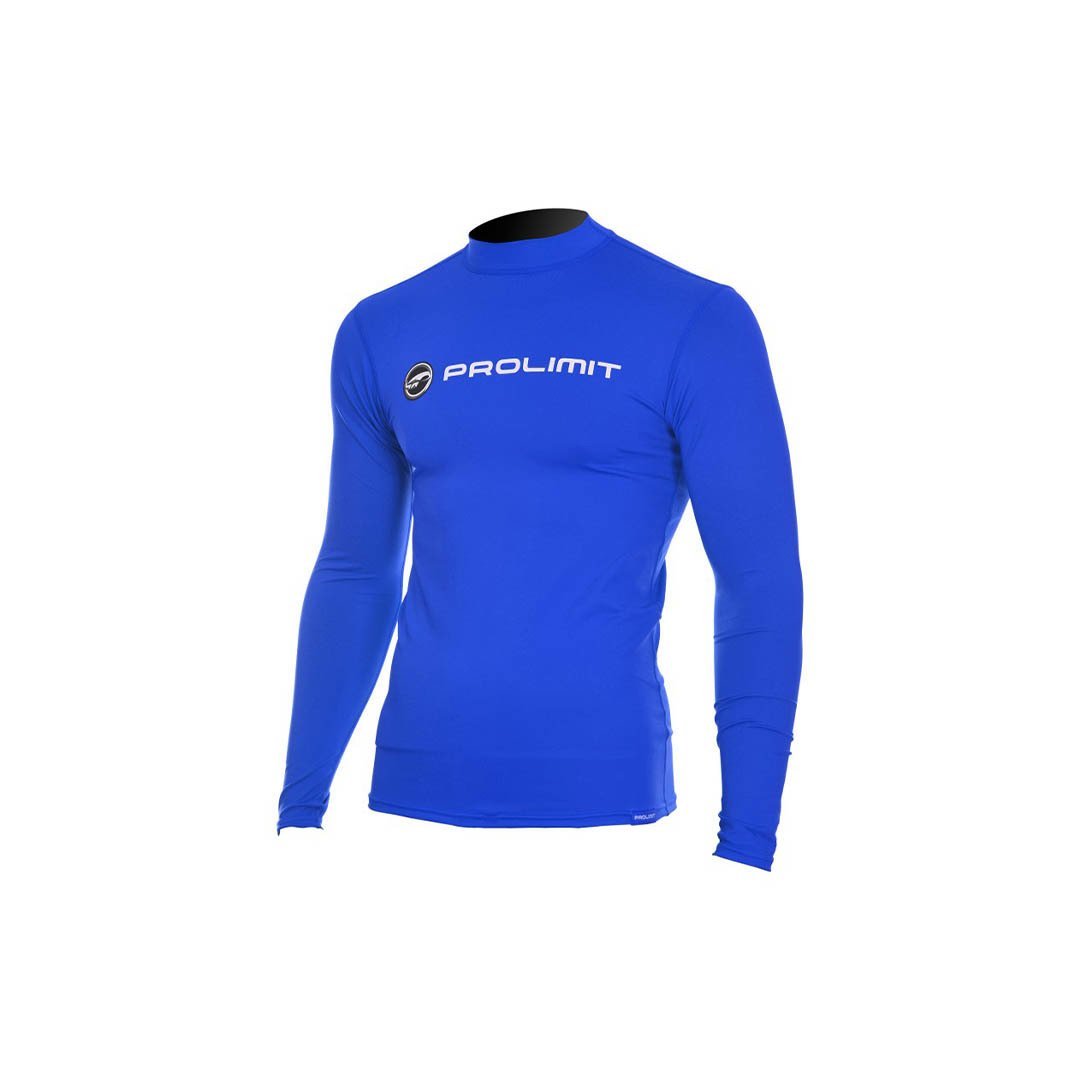 PROLIMIT ÇOCUK RASHGUARD LOGO MAVİ 50 UV KORUYUCULU LİKRA